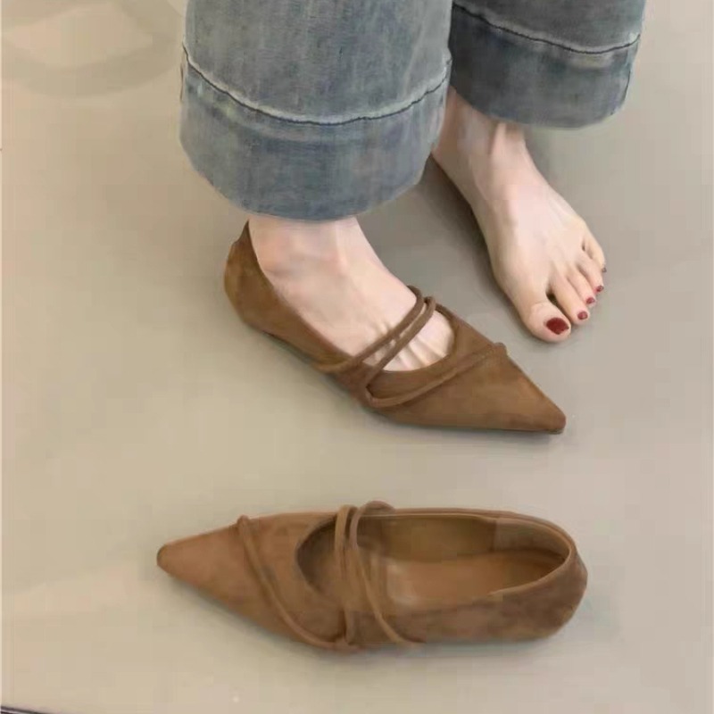 Retro Flat Ballet Dance Single - đánh giá và giá Ballet Flat Women
