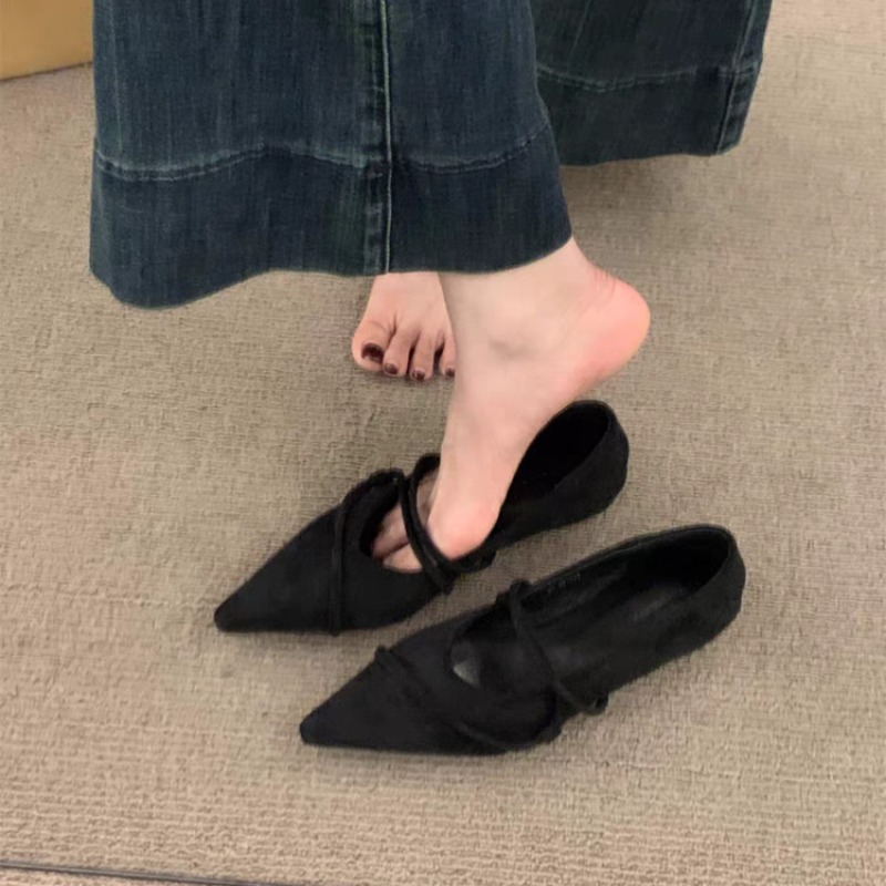 Retro Flat Ballet Dance Single - đánh giá và giá Ballet Flat Women