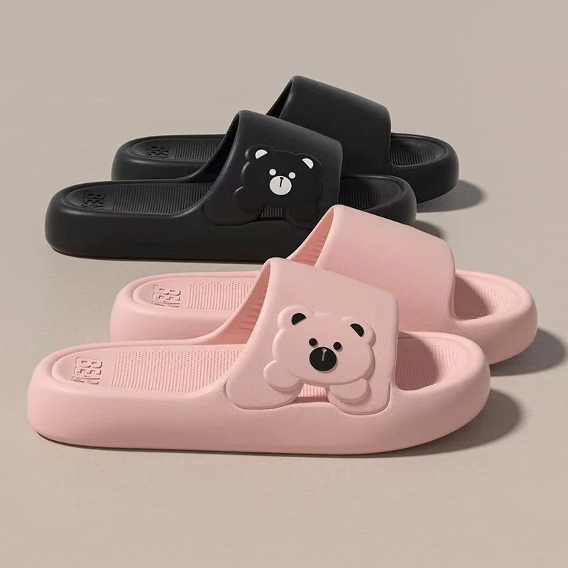Slippers Bathroom Cartoon Bear - đánh giá và giá Mule Slip On