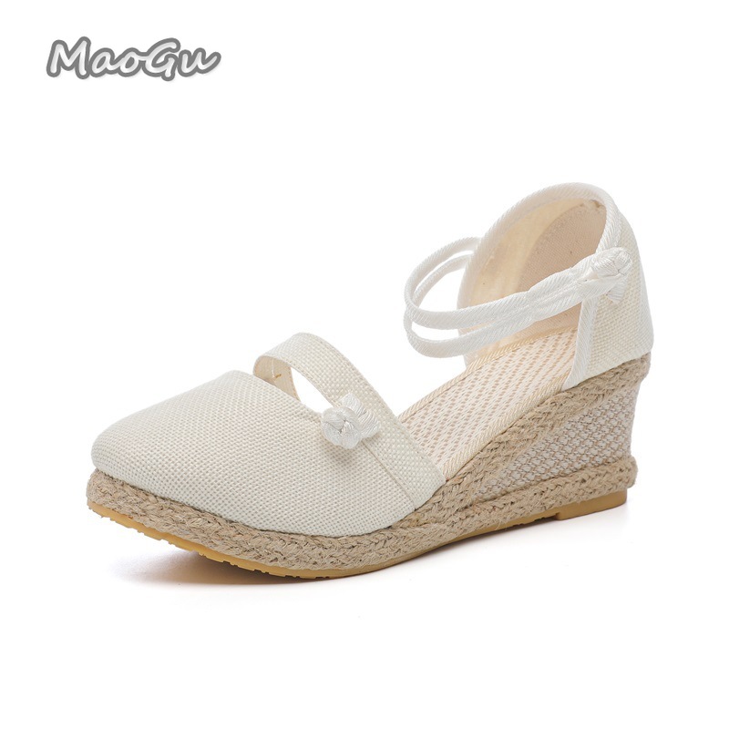 Women's Linen Espadrille Wedge - đánh giá và giá Espadrille Wedge Shoes