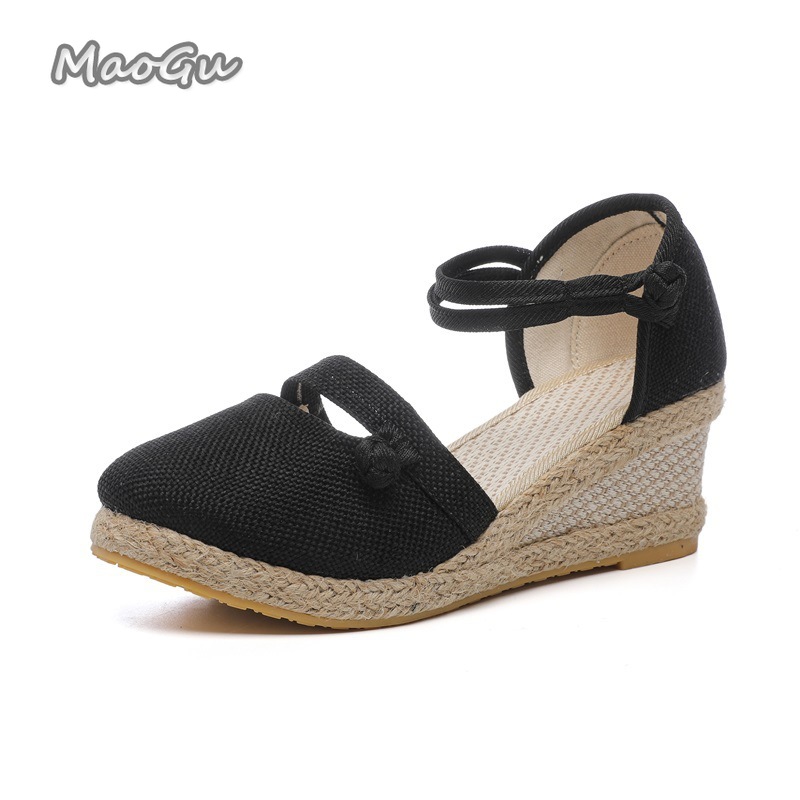 Women's Linen Espadrille Wedge - đánh giá và giá Espadrille Wedge Shoes