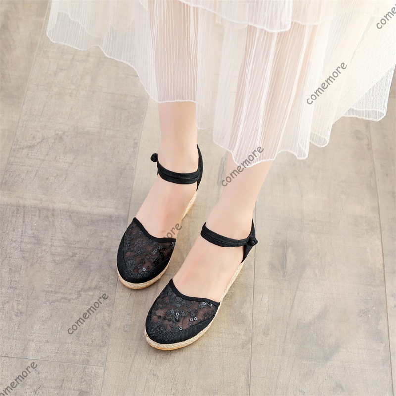 Women's Lace Mesh Espadrille W - đánh giá và giá Espadrille Wedge Shoes