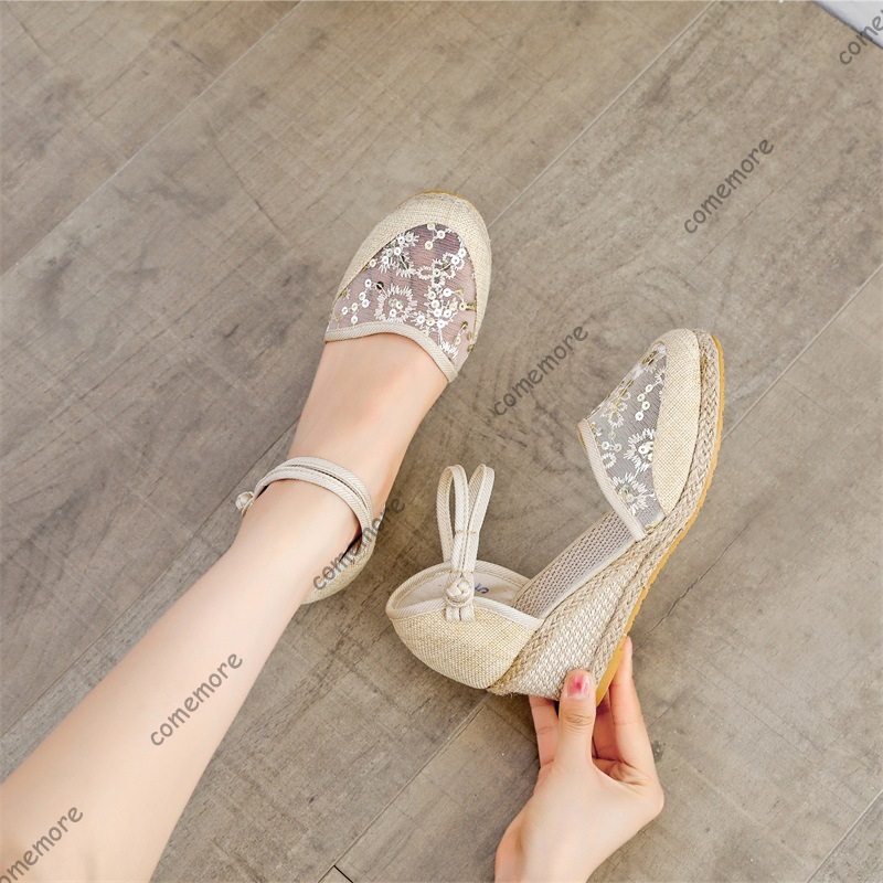 Women's Lace Mesh Espadrille W - đánh giá và giá Espadrille Wedge Shoes