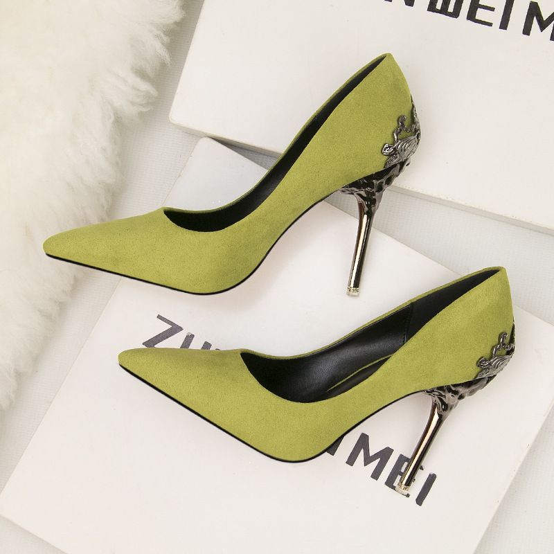 Mới Chạm Khắc Kim Loại Gót Cướ - đánh giá và giá Wide Fit Heels