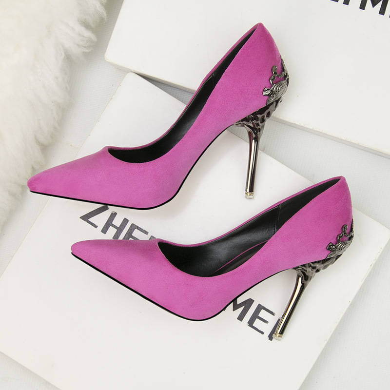Mới Chạm Khắc Kim Loại Gót Cướ - đánh giá và giá Wide Fit Heels
