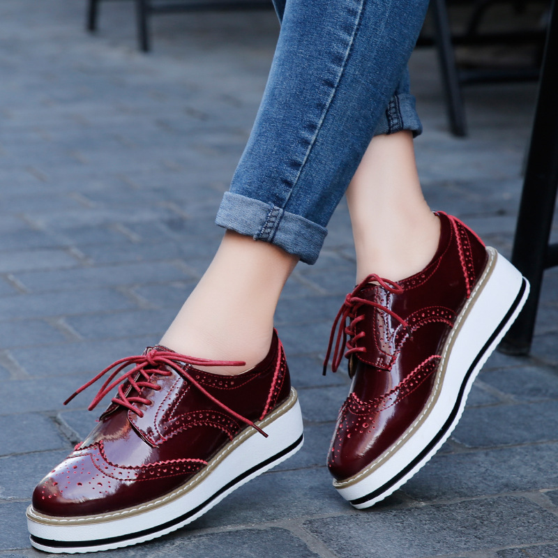 Phụ Nữ Cho Nữ Giày Da Dày Gót  - đánh giá và giá Espadrille Wedge Shoes